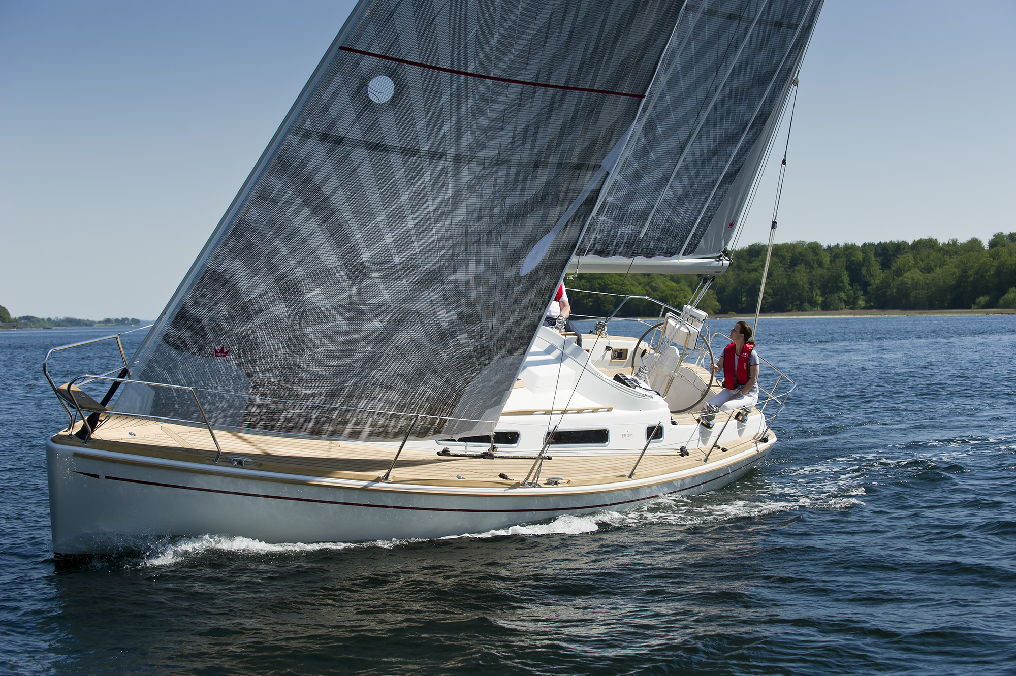Segelyacht auf dem Meer